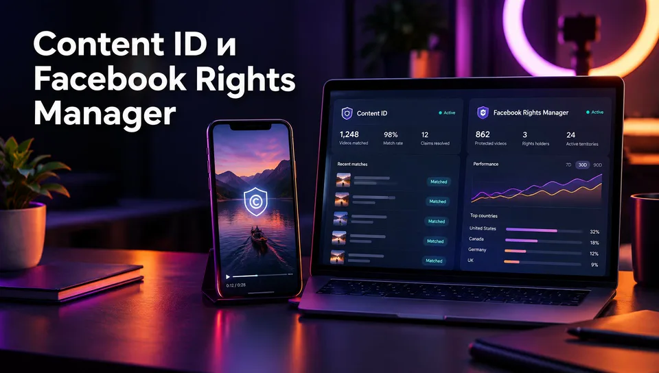 Content ID и Facebook Rights Manager: как каждая система помечает ваше видео
