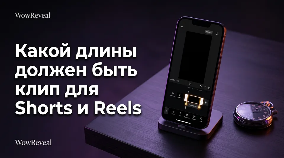 Какой длины должен быть клип для Shorts и Reels
