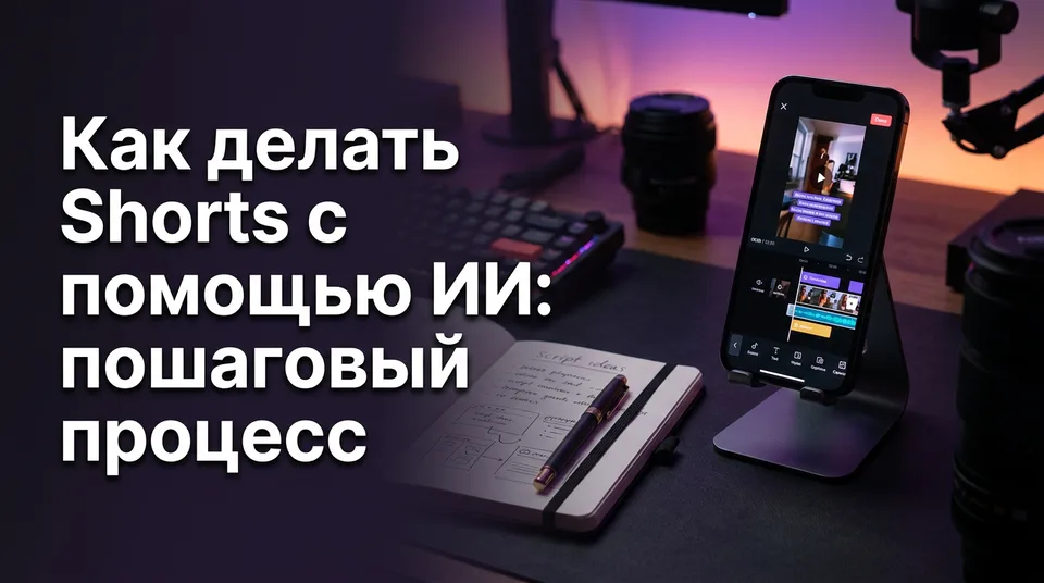 Как делать Shorts с помощью ИИ: пошаговый процесс