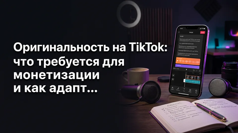 Смартфон с монтажом вертикального видео: оригинальность TikTok и монетизация
