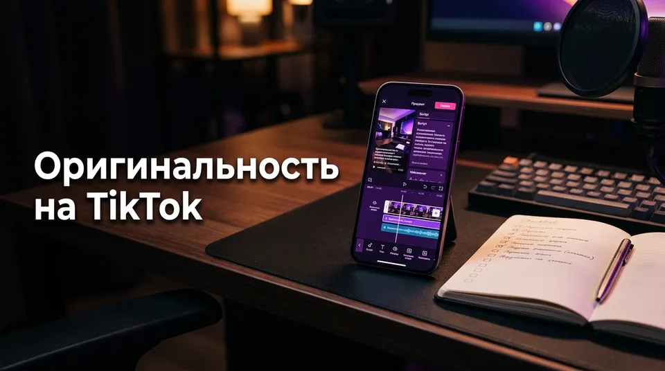 Смартфон с монтажом вертикального видео: оригинальность TikTok и монетизация