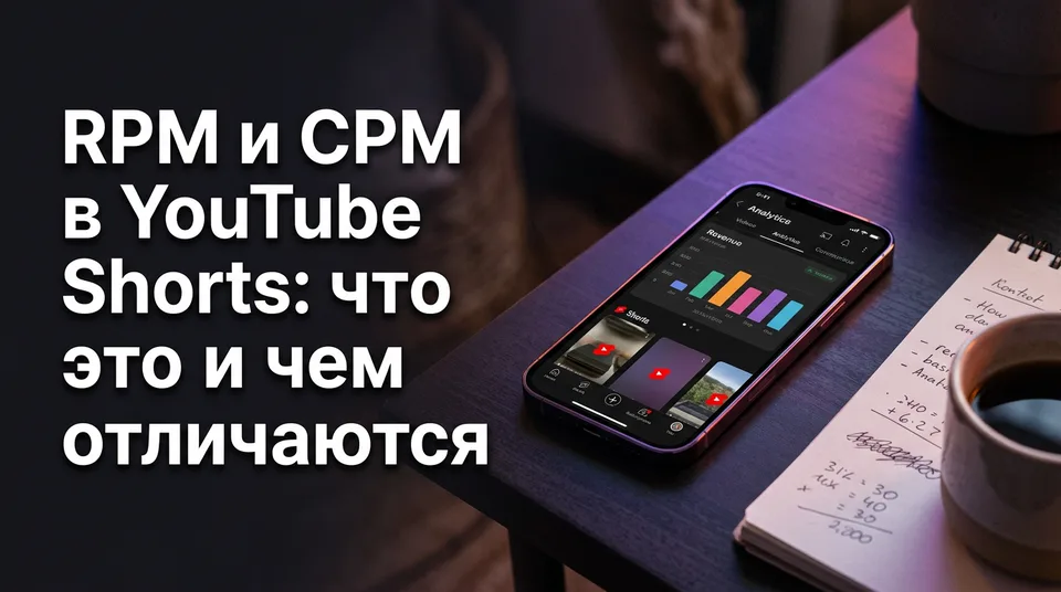 Смартфон с аналитикой дохода: RPM Shorts что это